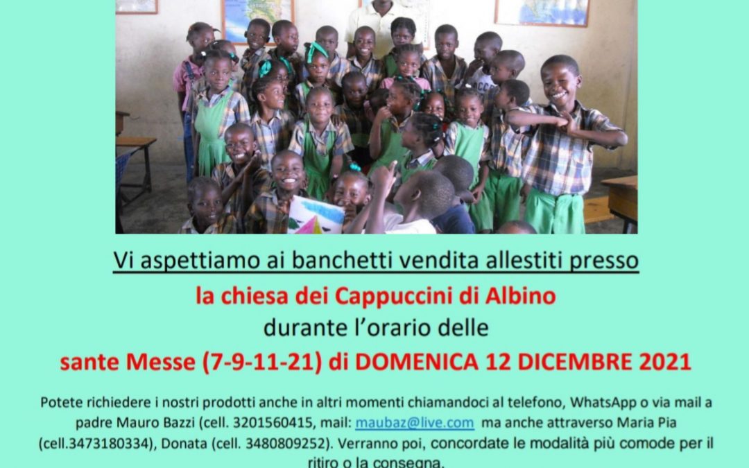 Banchetti HAITI, Natale 2021 – Frati Cappuccini di Albino (BG)