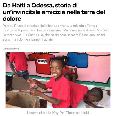 Da Haiti a Odessa, storia di un’invincibile amicizia nella terra del dolore