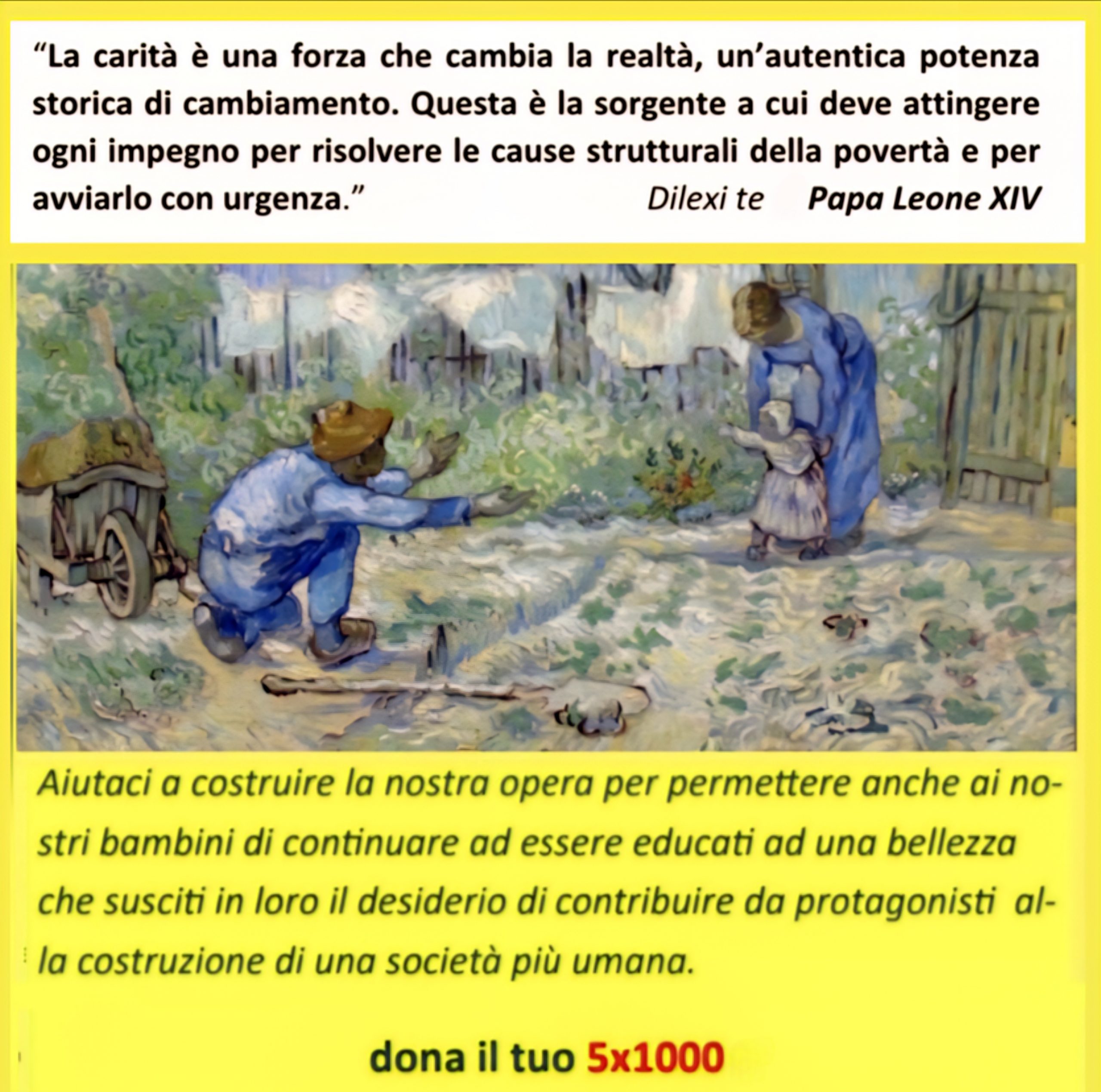 DONA IL TUO 5 x 1000 a Fondazione Via Lattea ETS